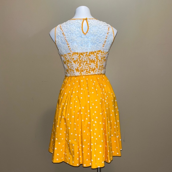 Anthro Moulinette Soeurs Melora Polka Dot Dress 0 - Picture 5 of 5